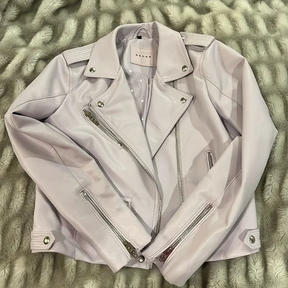 NWOT Blank NYC Faux Leather Moto Jacket - Picture 1 of 9